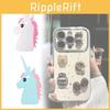 Iphone Silicone Case With 3d Rainbow Unicorn Design For Cute Protective Cover