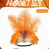 Showgirl Headwear Lightweight Show Girl Feathers Versatile Style Showgirls Hairband for Masquerade Performances