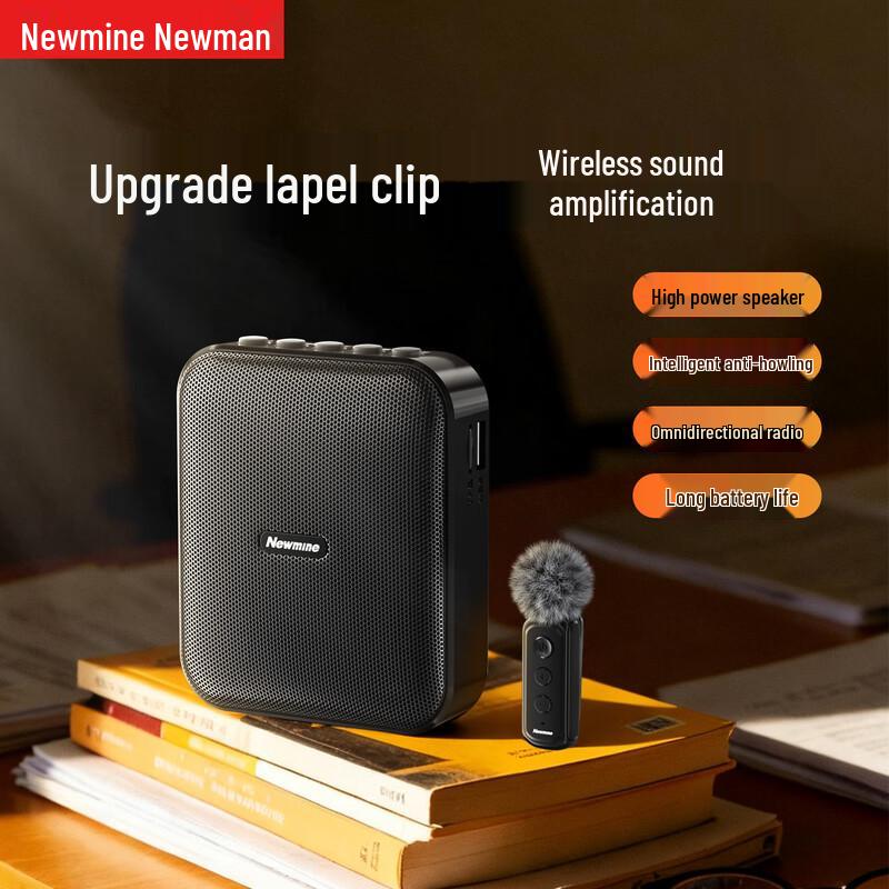 Портативный голосовой усилитель Newmine с Bluetooth, вилка CN (адаптер в комплекте)