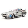 HW 1/18 Scale for Elite Back To The Future Time Machine Ultimate Edition BCJ97 Diecast Models Car Collectible Gift