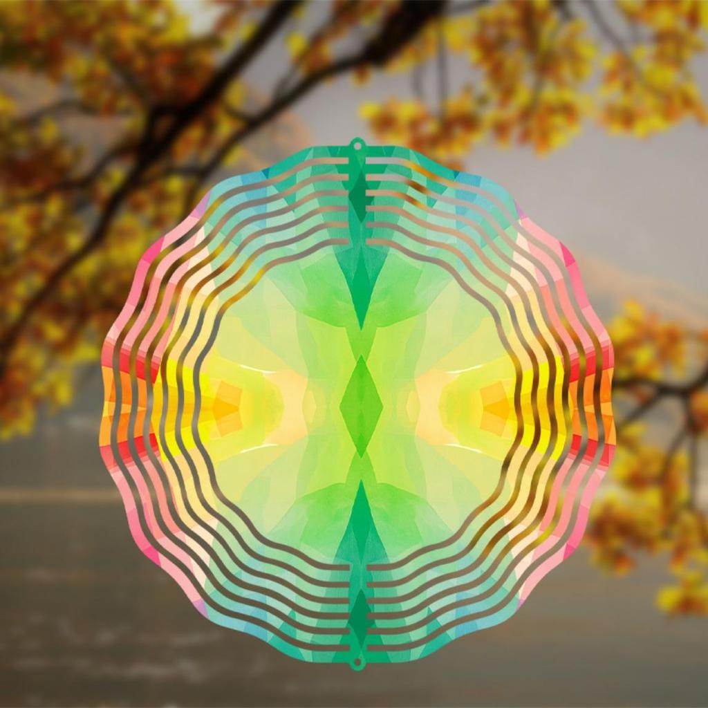 10 Inch Hanging Wind Chime Elegant Outdoor Garden Decor Summer Spring Courtyard Adornment with 360 Degree Hook Perfect Gift for Friends