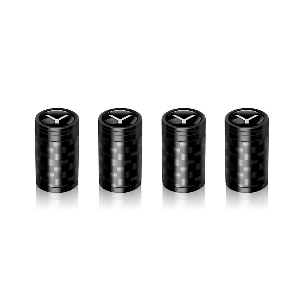 Car Wheel Tire Valve Caps Tyre Rim Stem Covers Airdust for Tesla Model 3 Model S Model X Model Y Roadster Invader Coil Mod WYE