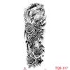 1 PC 480*170MM Large Temporary Tattoos Sleeve for Men Women Full Arm Selleve Tattoos Temporary Realistic Fake Wolf Tiger Lion Tattoo