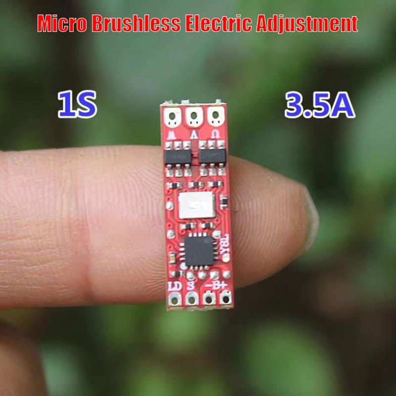 1S DC 3V-6V 3.7V 3.5A Миниатюрная плата драйвера бесколлекторного двигателя Электрический регулятор Привод для бесколлекторного двигателя