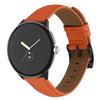 Litchi Textured Genuine Cow Leather Strap with Electroplated Buckle for Google Pixel Watch 4/3/2/Watch 41mm Pointed-End Watch Band