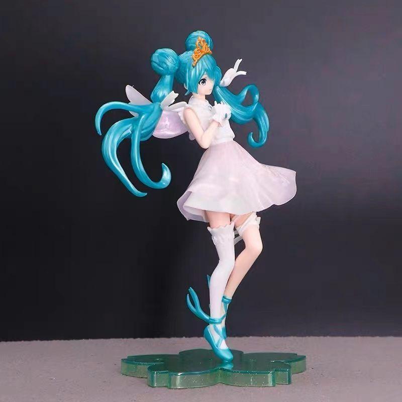 Хацунэ Мику 15-летие аниме фигурки ПВХ фигурка коллекция орнамент модель игрушки