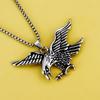 Men's Viking Tree of Life Raven Necklace - Double-Sided Stainless Steel Pendant