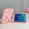 360 Rotating Cartoon Pig IPad 9 Case 10.2 Inch Shockproof Silicone Cover Mini 6