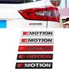 1Pcs 3D Metal 4 MOTION Logo Car Rear Trunk Emblem Badge Sticker Front Grille Badge Accessories For GOLF Polo Tiguan Jetta Magotan Passat