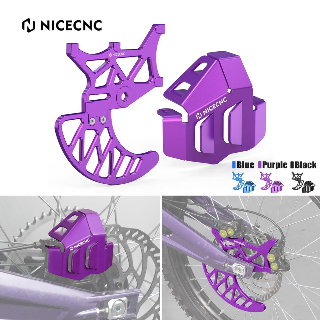 NICECNC For Surron Light Bee X Rear Brake Disc Guard & Rear Brake Caliper Guard For Sur-Ron Light Bee S L1E For Segway X160 X260