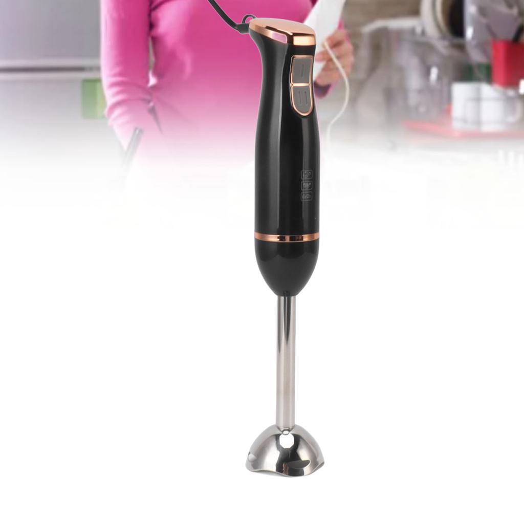 Погружной ручной блендер 400 Вт, мощный многофункциональный, с простым управлением, ручным миксером из нержавеющей стали 