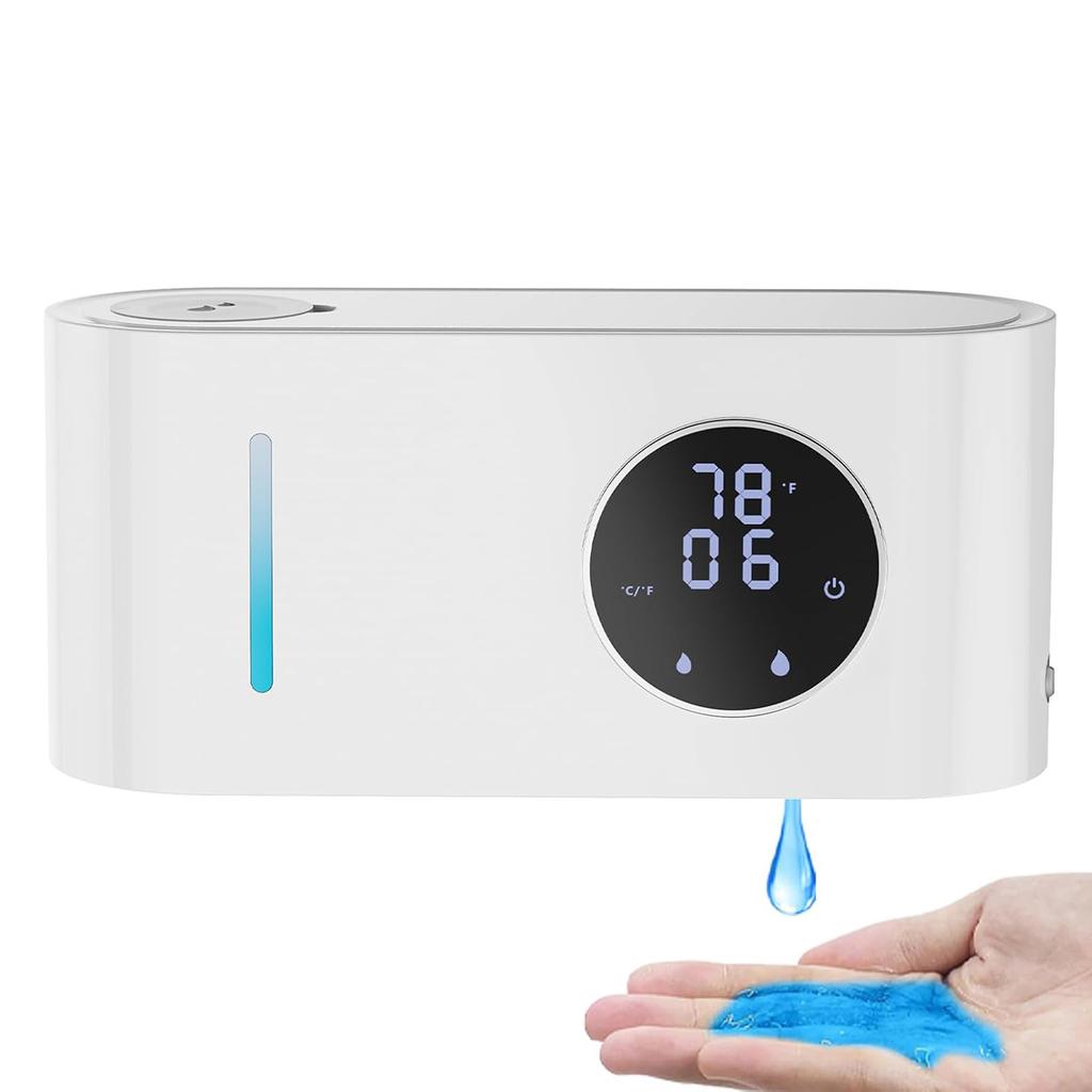 Touchless Automatic Soap Dispenser USB Rechargeable Motion Sensor Wall Mounted Suitable for Bathroom Kitchen Hotel