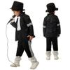 Костюм для косплея Billie Jean Карнавальный Черный Костюм Танцевальный Костюм Дети Мальчики Девочки