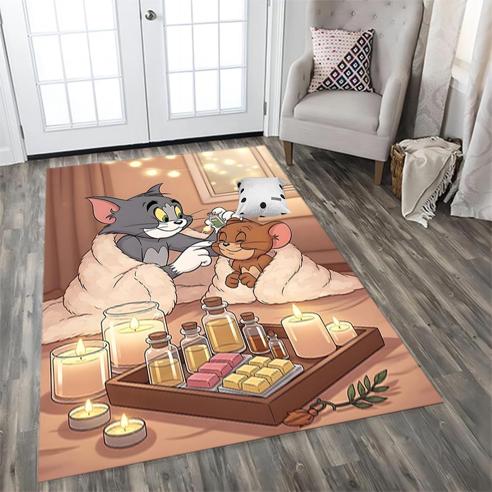 Tom And Jerry Adventure for Living Room rug, Bedroom, Study Room, Hallway Decoration, Perfect for Home Decoration or Holiday Gifts