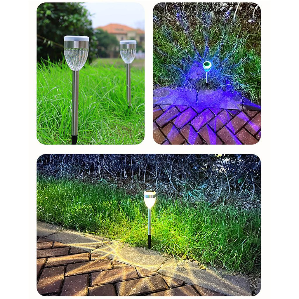 6шт. Солнечная садовая лампа. Открытое освещение двора. Светодиодный декоративный солнечный торшер.