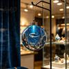 Crystal Jellyfish Christmas Decor Ocean Ball Ornament, Clear Acrylic Sea Life Light-Up Festive Underwater World Ornaments Hanging Decoration for Xmas