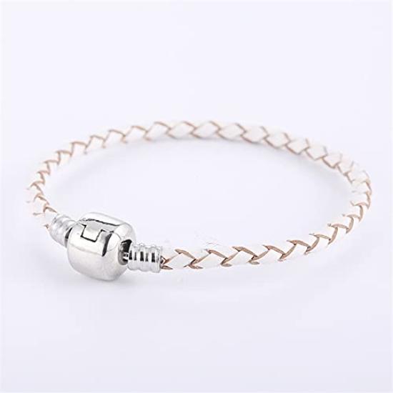 И Кожа Красный и Счастливый Круг Защита от Добра Модный Аксессуар Женский Мужской Браслет, Серебро, Бусины, Браслет, Зло, Удача, Амулет, Унисекс,