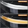 Прозрачная крышка абажура корпуса линзы фары Подходит для BMW E60 E61 525I 530I 545I 550I 2008-2010 Автомобильный абажур фары с отверстием