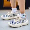 Модные Мужские Кроссовки с Дизайном Fly Weave Весенние Новые Повседневные Спортивные Обувь Удобные Универсальные На Толстой Подошве Увеличивающие Рост Модные Кроссовки