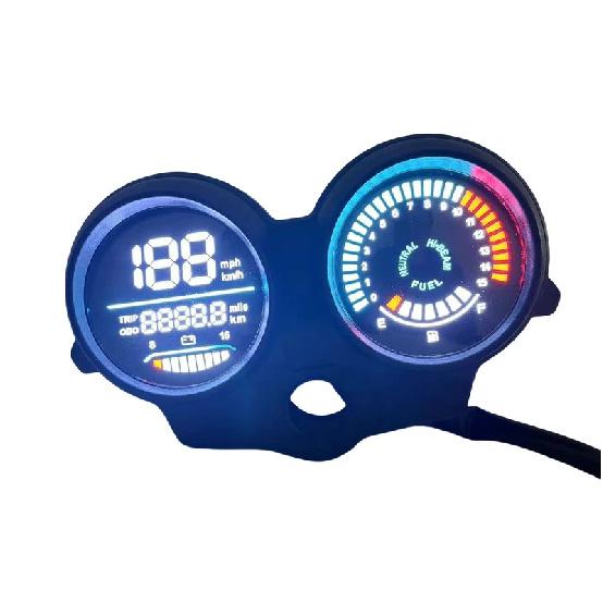 Для Honda Fan125 CG125 TITAN 125 2005-2013 Панель Цифровой Светодиодный Одометр Спидометр Приборная Панель Тахометр