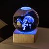 3D Crystal Ball Luminous Galaxy Solar System Rain Cloud Series Crystal Ball Nightlight Carved Bedroom Decoration Birthday Gift