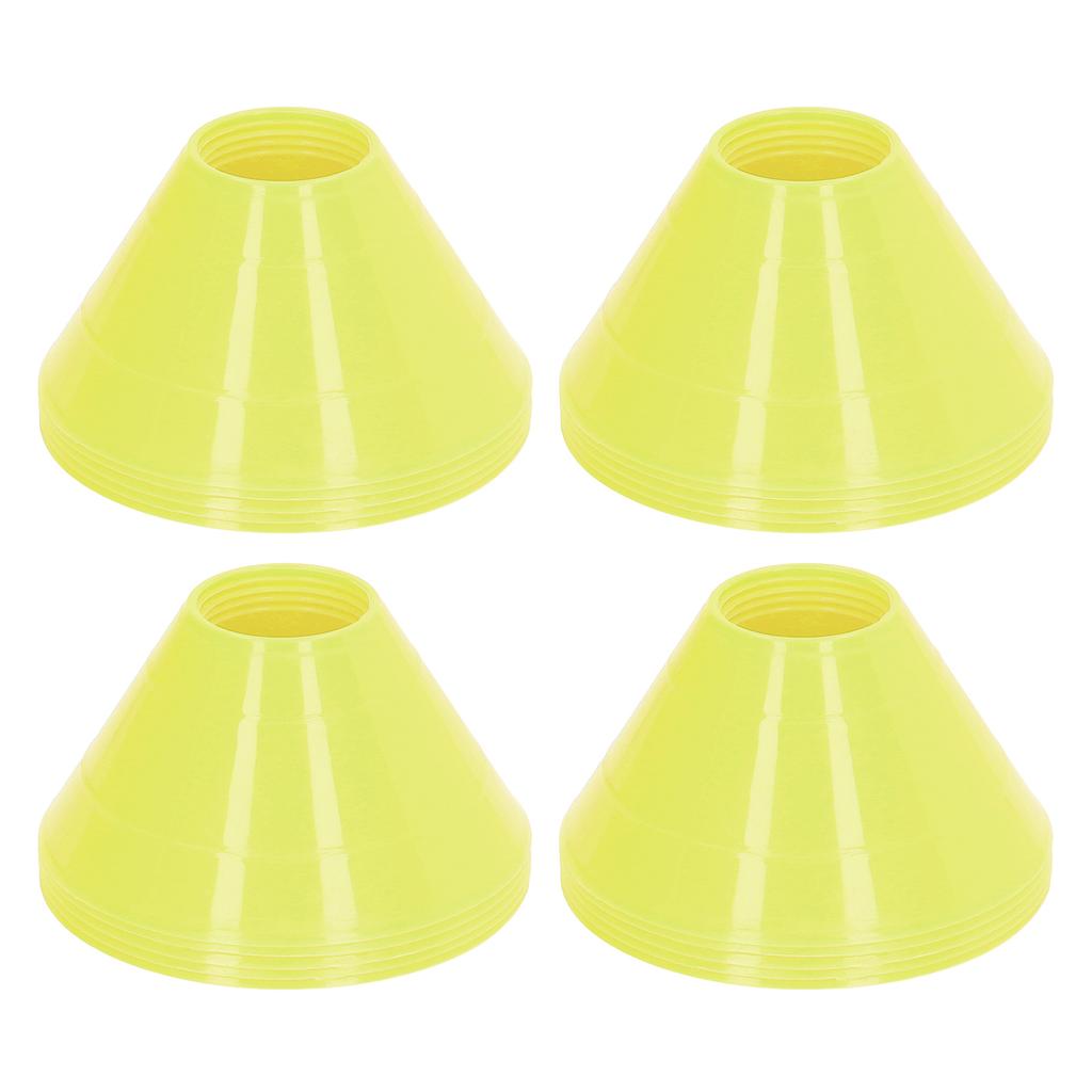 20PCS Football Training Markers Multifunction PE Soccer Training Disc Cone Set for Kids Novice