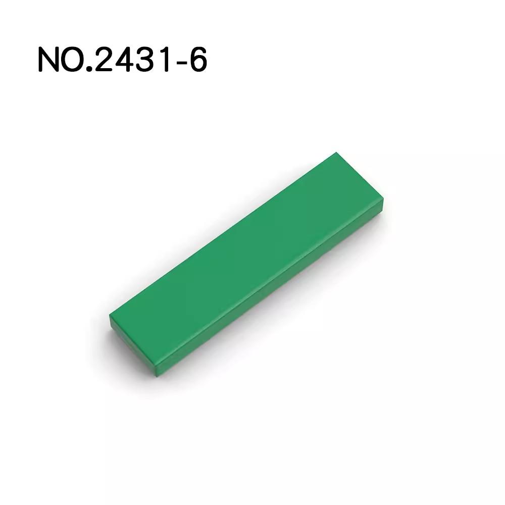 20 шт. Детали MOC 2431 Плитка 1x4 с пазом Совместимые кубики DIY Сборка Строительные блоки Частицы Детская головоломка Развивающая игрушка Подарок