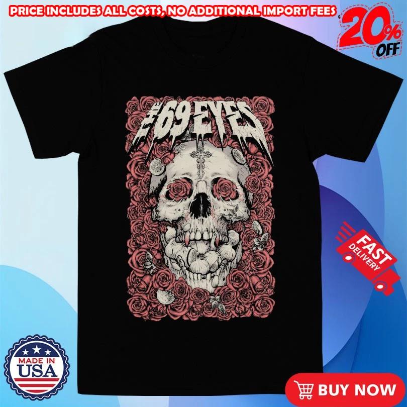 Rare The 69 Eyes Everybody Knows T-shirt SE467