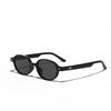Rivet Vintage Small Frame Oval Sunglasses Women For Men  Luxury Brand Designer Popular Punk Hip Hop Sun Glasses Uv400