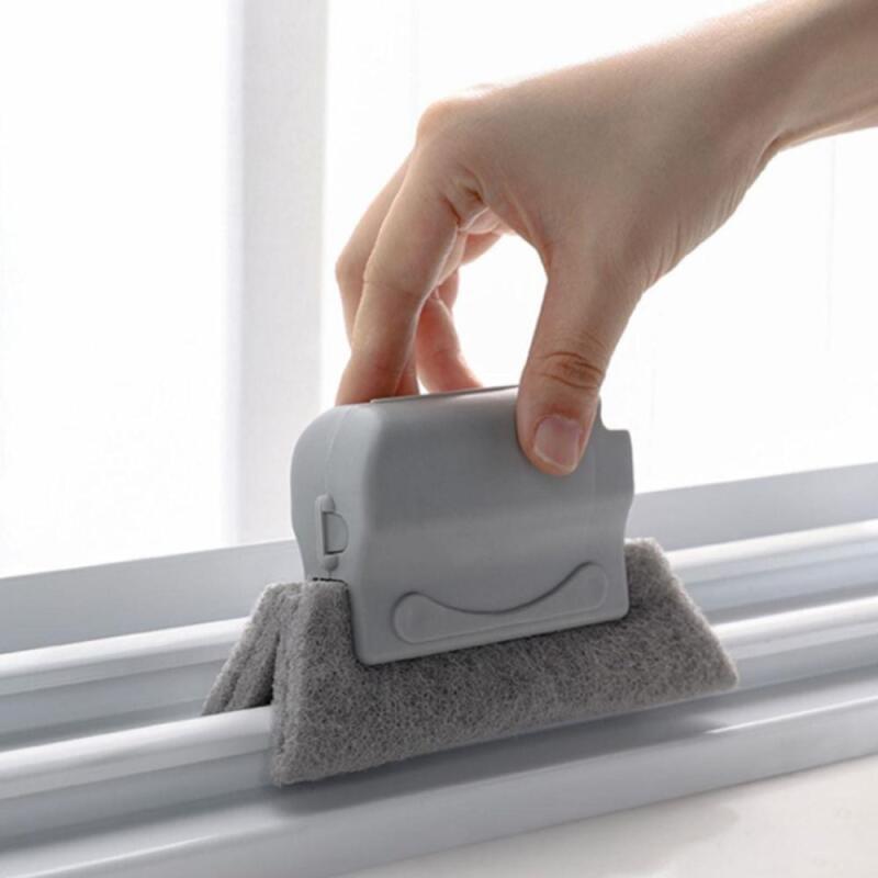 Multipurpose crevice window sill cleaning brush window sill toilet