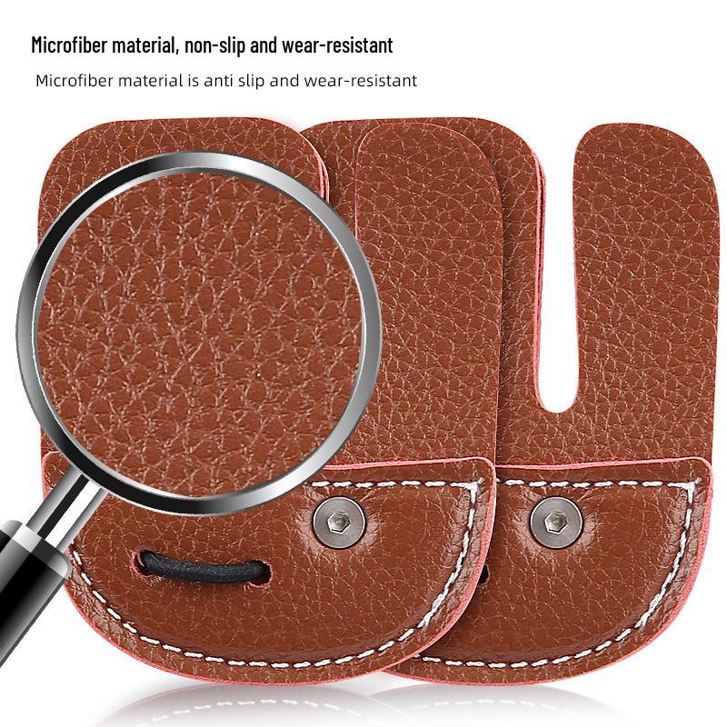 Recurve Bow Three-Finger Archery Guard - Single/Double Layer Protective Sleeve for Sports Shooting