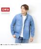 Tops Denim Work Shirt Long Sleeve ET2138 Light Blue L [Edwin] Men's