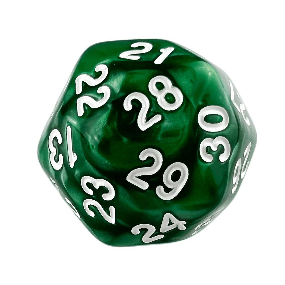 Dice D30 Polyhedral Dice Marble Effect Dice for Role Plsying Game Board Game Accessories