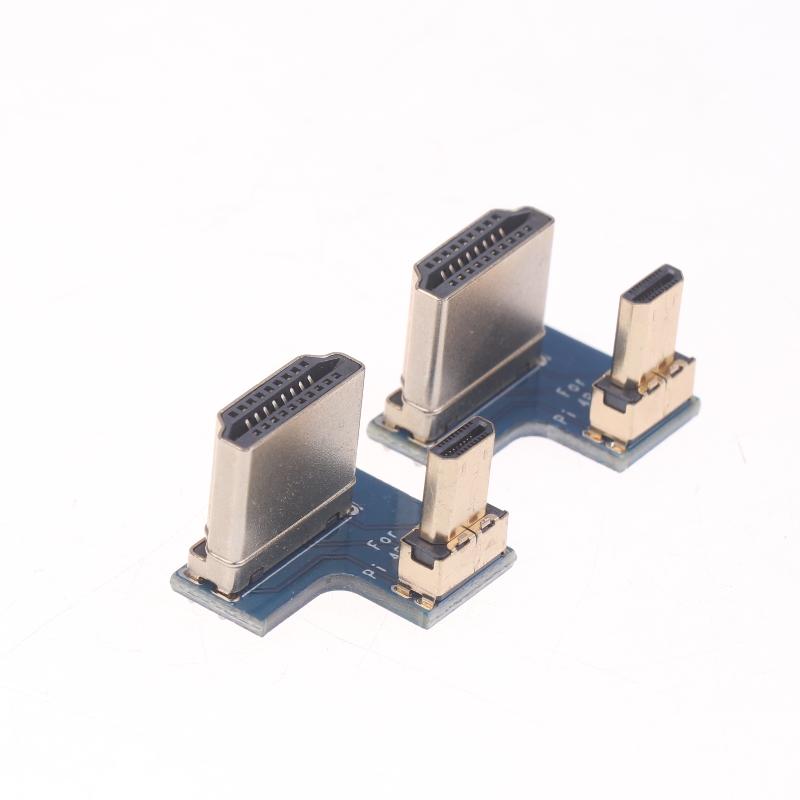 Micro 1.4 Male To Male Bidirectional Connector Adapter For Raspberry Pi 4B 3B Monitor Projector Video Transmission