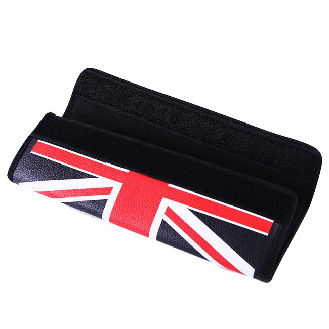 British Style Flag Pattern Car Safety Seat Belt Shoulder Pads Cover Harness Pad Auto Supplies