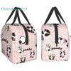 Милая розовая панда термобокс для ланча Bento Kawaii сумки для ланча Маленькие контейнеры для закусок Сумка-ланчбокс Изолированный пакет со льдом
