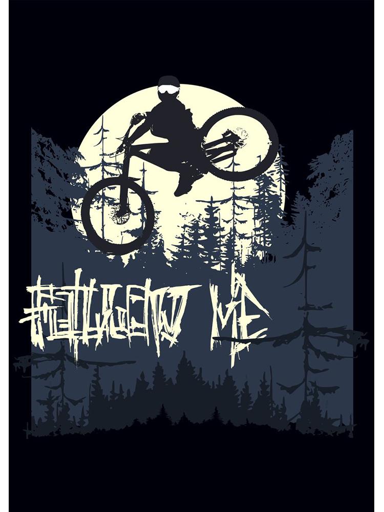 Винтажные плакаты с горным велосипедом, печать на холсте, картина для любителей спорта, настенная художественная картина для гостиной, украшение дома