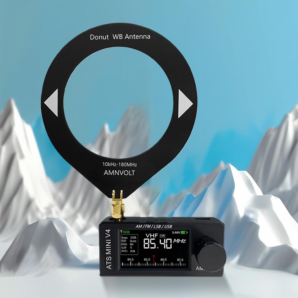 Портативный AM FM радиоприемник с усилителем для наушников LSB USB транзисторный карманный радиоприемник 1,9-дюймовый IPS экран для использования в помещении и на открытом воздухе