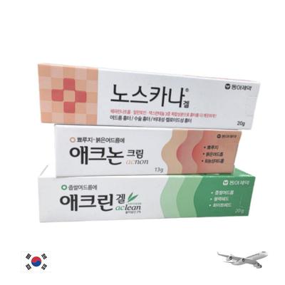 Крем Acnon 13 г, гель Aclean 20 г, крем Noscarna 20 г