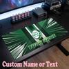 Ireland Rugby Customized Name Text Mouse Pad, Large Desk Mouse Mat Personalized Home Office Present