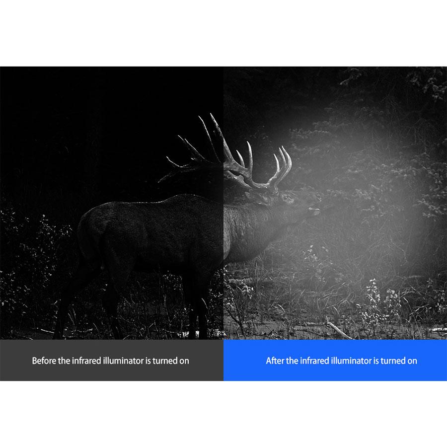 FIRE WOLF 5,0-дюймовый дисплей Siamese ночное видение HD 1080P осциллограф камера инфракрасный осветитель прицел для винтовки оптическая система для охоты