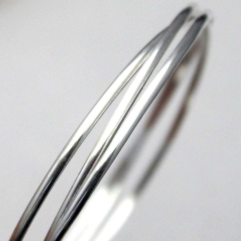 Karen Silver Bangle Bracelet Silver Accessories for Women 3-Row