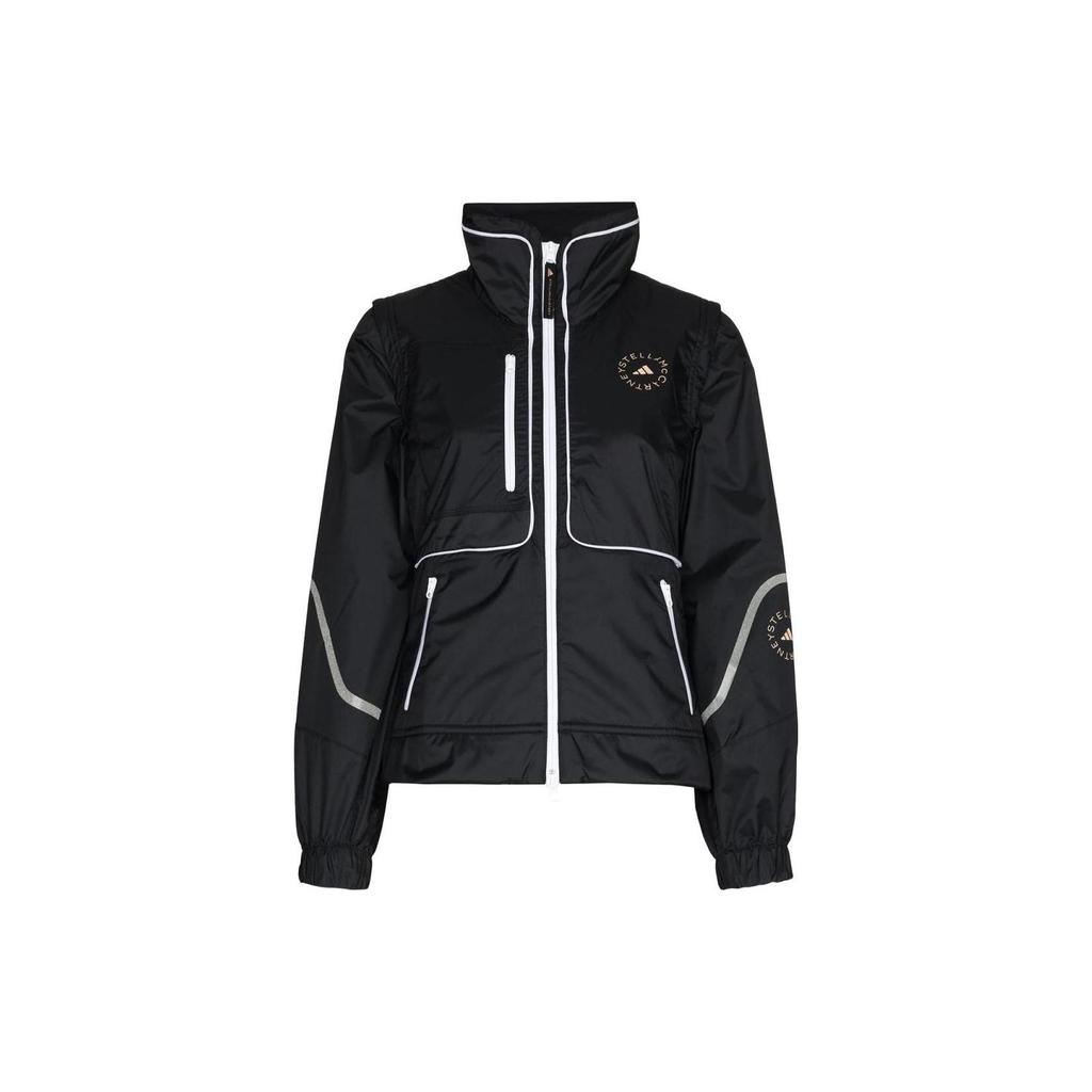 Adidas Sports Casual Fashion Long Sleeve Jacket Women Jackets Black GL7477