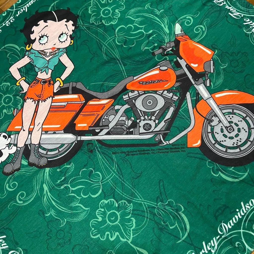 Б/у бандана Harley-Davidson Betty Boop 2012 года, лимитированная серия