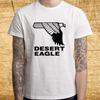 Desert Eagle Знаменитое Огнестрельное Оружие Мужская Белая Размер S-5XL