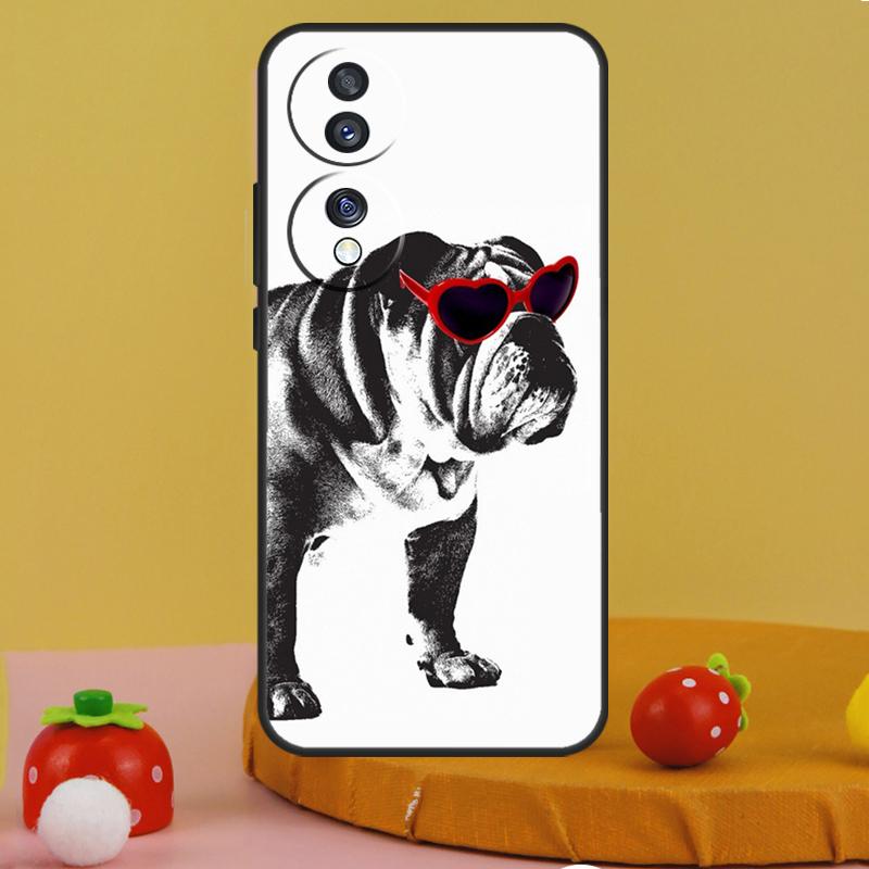 Чехол с дизайном французского бульдога для Honor 200 Pro X9c X9a X8a X7a X6a X7 X8 X9 X8b X9b Magic 5 6 50 70 90 Lite