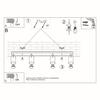 Ring ceiling lamp 4L white