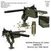 1/16 1/35 Scale M1919A4 Browning 30 Caliber AMERICAN Machine Gun TANK Mount Resin Model Miniature Military