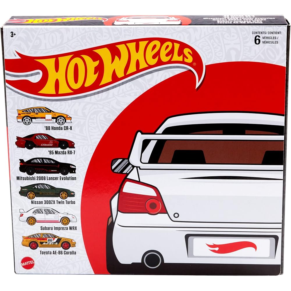 Hot Wheels Japanese Car Culture Multi-Pack for Ages 3 and Up