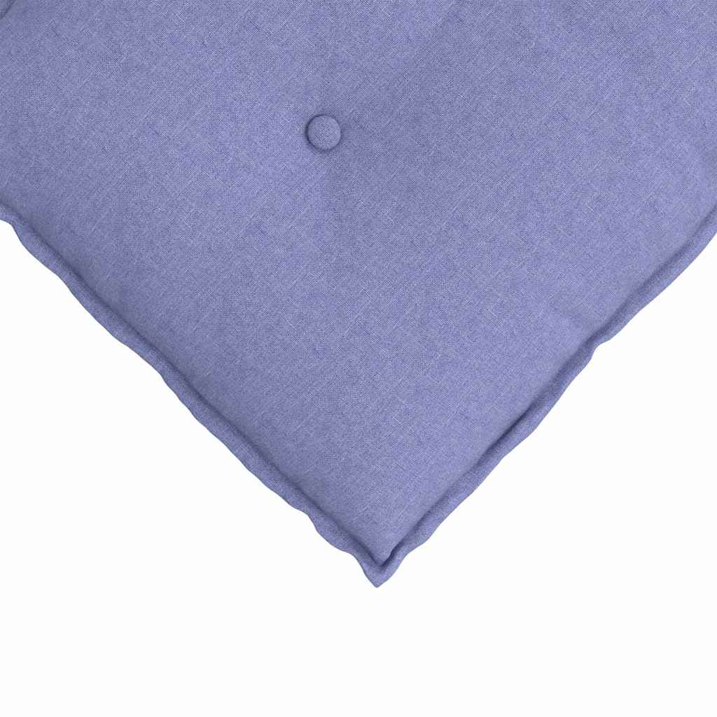 Back Cushion Denim Blue 120 x 19 x 50 cm Fabric
